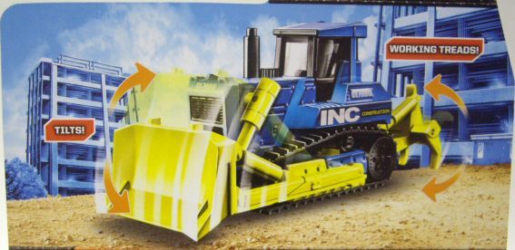 画像: 2014 REAL WORKING RIGS 【MBX BULLDOZER】 YELLOW-LT.BLUE