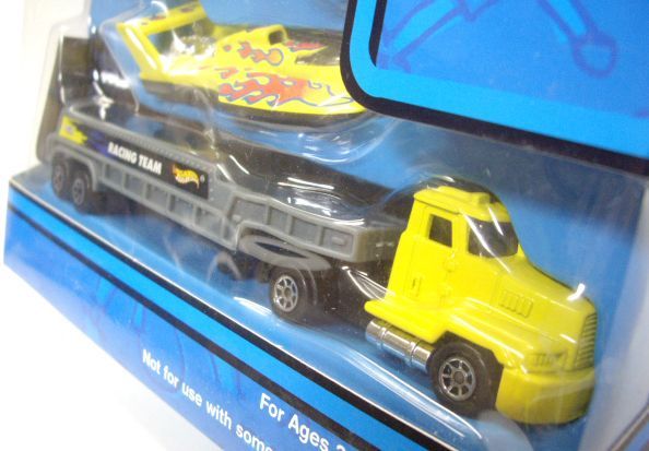 画像: 1998 HOT WHEELS RACING HAULER PACK 【HYDROPLANE】　YELLOW