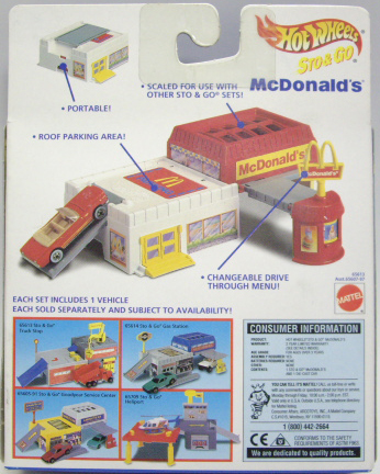 画像: 1995 STO & GO -McDONALD'S 【FORD THUNDERBIRD CONVERTIBLE (CORGI)】　MET.BLUE