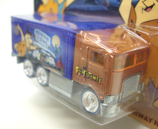 画像: 2014 POP CULTURE - HANNA BARBERA 【HIWAY HAULER】 BROWN-BLUE/RR (THE FLINTSTONES)