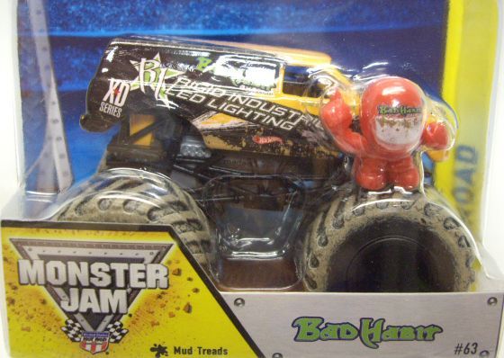 画像: 2014 MONSTER JAM included MONSTER JAM FIGURE! 【BAD HABIR】 ORANGE-BLACK (MUD TREADS)