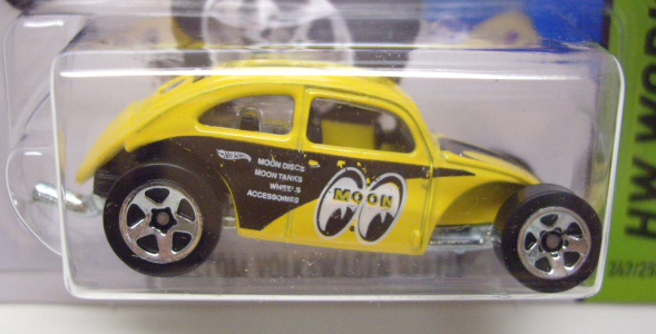 画像: 【CUSTOM VOLKSWAGEN BEETLE】　YELLOW/5SP (MOONEYES TAMPO)(インターナショナル・ショートカード) 