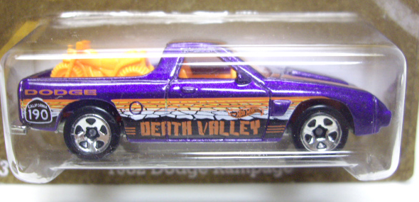 画像: 2014 WALMART EXCLUSIVE - HW ROAD TRIPPIN' 【1982 DODGE RAMPAGE】 PURPLE/5SP