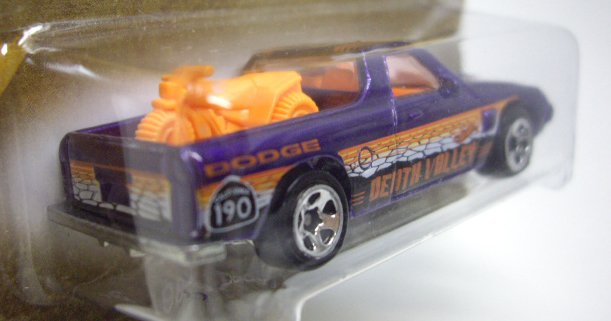 画像: 2014 WALMART EXCLUSIVE - HW ROAD TRIPPIN' 【1982 DODGE RAMPAGE】 PURPLE/5SP