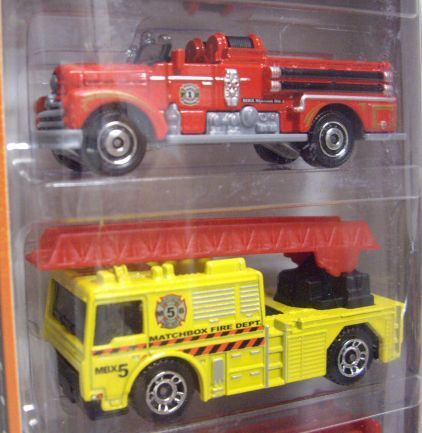 画像: 2014 MATCHBOX 5PACK  【FIRE COMMAND】 2006 Ford Crown Victoria(EX)/1952 Seagrave Fire Truck/Fire Engine/Flame Smasher(EX)/Blaze Blitzer