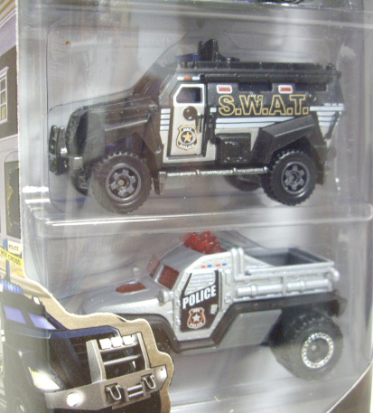 画像: 2014 MATCHBOX 5PACK  【CRIME SQUAD】 Buick Century Police Car/Sport SUV(EX)/2000 Chevy Suburban(EX)/SWAT Truck/Road Raider