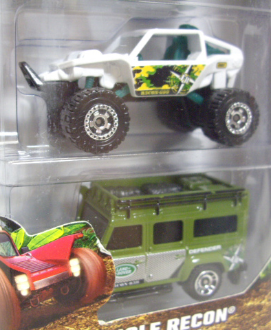 画像: 2014 MATCHBOX 5PACK  【JUNGLE RECON】 4x4 Buggy(EX)/Jeep Wrangler With Luggage(EX)/Coyote 500/Off-Road Rider(EX)/Land Rover Defender 110(EX)