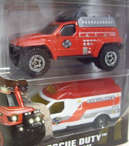 画像: 2014 MATCHBOX 5PACK  【RESCUE DUTY】 Blaze Blaster/Renault Master Ambulance/4x4 Scrambulance/4x4 Fire Truck(EX)/2003 Ambulance(EX)