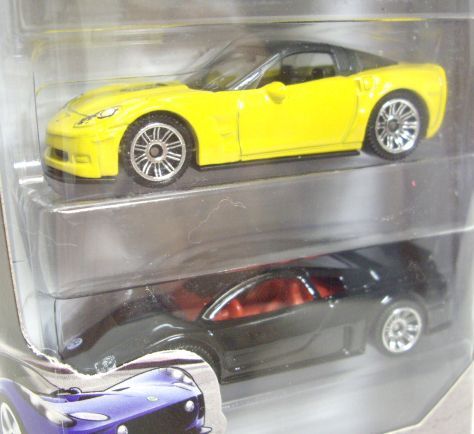 画像: 2014 MATCHBOX 5PACK  【MBX EXOTICS】 Lamborghini Miura P400S(EX)/BMW Z8(EX)/Lotus Exige/2008 Chevy Corvette ZR1(EX)/VW W12 Concept(EX)