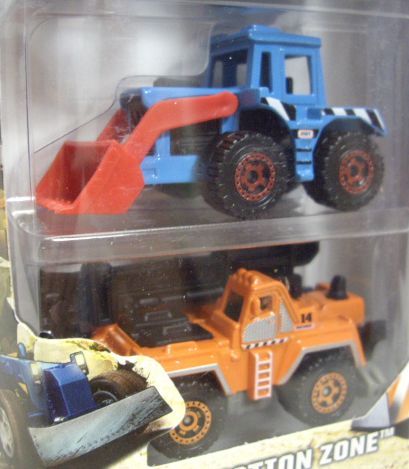 画像: 2014 MATCHBOX 5PACK  【CONSTRUCTION ZONE】 Skidster(EX)/Ground Breaker/Ground Grinder/Tractor Shovel(EX)/All Terrain Crane