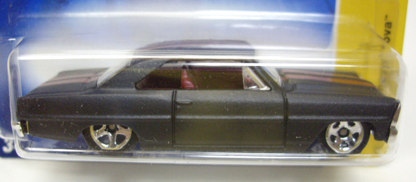 画像: 【'66 CHEVY NOVA】　FLAT BLACK/5SP  (CHROME BASE)