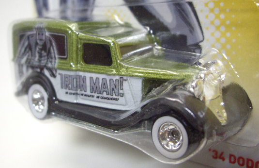 画像: 2014 POP CULTURE - MARVEL 【'34 DODGE DELIVERY】 MET.LT.OLIVE/RR (IRON MAN)