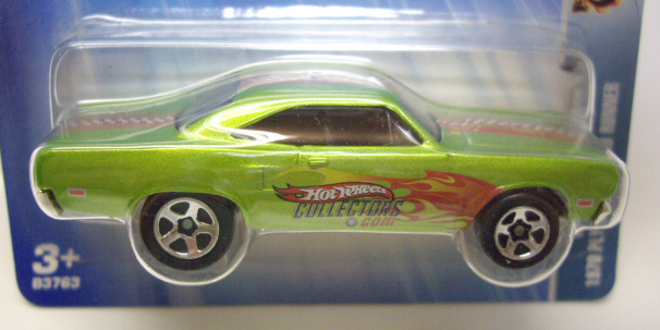 画像: KAR KEEPERS EXCLUSIVE 【1970 PLYMOUTH ROAD RUNNER】 GREEN/5SP (HW COLLECTORS.COM TAMPO)