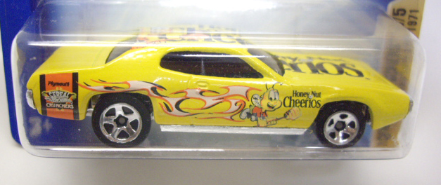 画像: 【1971 PLYMOUTH GTX】 YELLOW/5SP(CHEERIOS TAMPO)