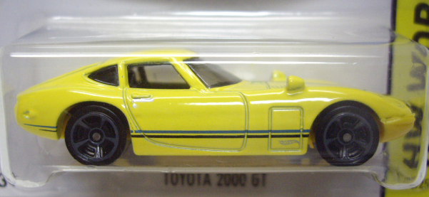 画像: 【TOYOTA 2000 GT】　YELLOW/MC5 (台紙右の帯が黄色）