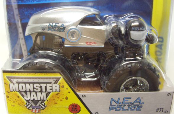 画像: 2014 MONSTER JAM included MONSTER JAM FIGURE! 【N.E.A. POLICE】 SILVER (2014 NEW TRUCK!)