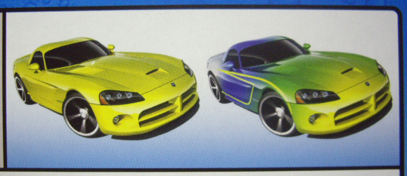 画像: 2014 COLOR SHIFTERS 【DODGE VIPER】 GREEN-YELLOW/O5