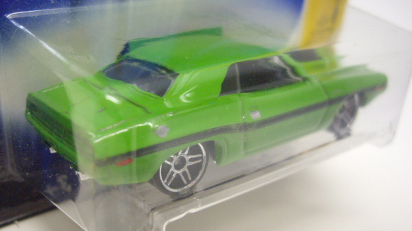 画像: 【'70 DODGE CHALLENGER HEMI】　GREEN/PR5 (KMART EXCLUSIVE COLOR) (07 CARD)