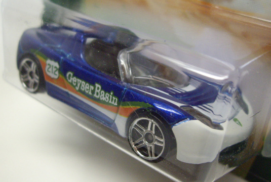 画像: 2014 WALMART EXCLUSIVE - HW ROAD TRIPPIN' 【TESLA ROADSTER】 BLUE/PR5