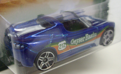 画像: 2014 WALMART EXCLUSIVE - HW ROAD TRIPPIN' 【TESLA ROADSTER】 BLUE/PR5