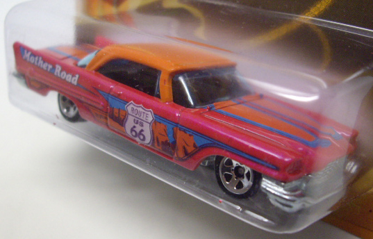 画像: 2014 WALMART EXCLUSIVE - HW ROAD TRIPPIN' 【1957 CHRYSLER 300】 PINK-ORANGE/5SP