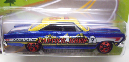 画像: 2014 WALMART EXCLUSIVE - HW ROAD TRIPPIN' 【'66 FORD 427 FAIRLANE】 BLUE-YELLOW/5SP