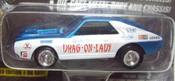 画像: 1996 LIMITED EDITION - DRAGSTERS USA 【"SHIRLEY SHAHAN" '69 DRAG-ON LADY】　BLUE-WHITE