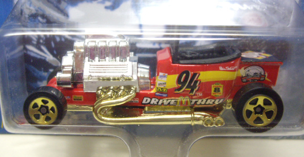 画像: 2000 HOT WHEELS RACING HOT ROD SERIES【#94 TEAM McDONALD'S  T-BUCKET】　RED/5SP