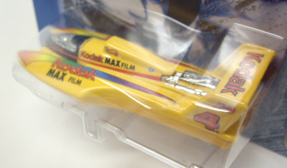 画像: 2000 HOT WHEELS RACING HYDROPLANE SERIES【#4 TEAM KODAK MAX FILM】　YELLOW