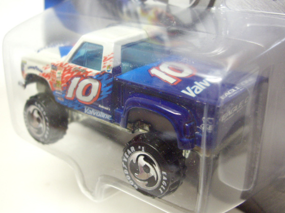 画像: 2001 HOT WHEELS RACING TAIL GUNNER SERIES 【#10 VALVOLINE】 WHITE-BLUE/ORSB