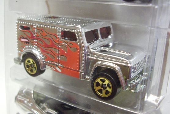 画像: 2004 5PACK 【CHROME BURNERZ】　XS-IVE / Bedlam / Armored Truck / Power Rocket / Rail Rodder