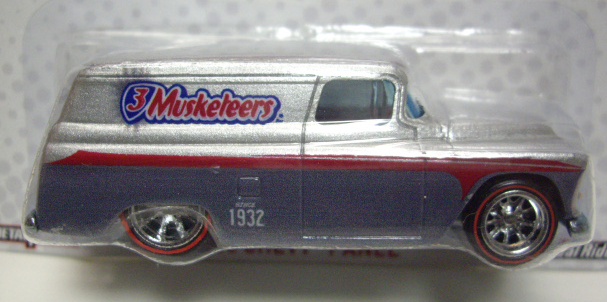 画像: 2015 POP CULTURE - MARS CANDIES 【'55 CHEVY PANEL】 SILVER/RR (3 MUSKETEERS) 