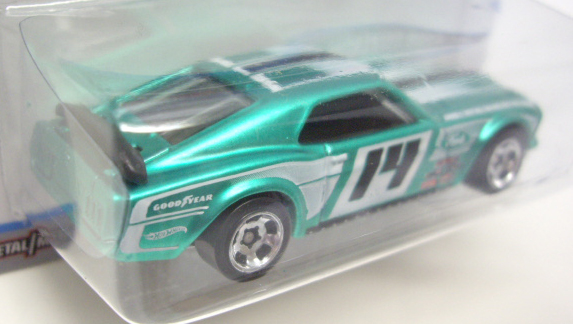 画像: 2014 COOL CLASSICS 【'69 MUSTANG BOSS 302】 SPEC.FROST LT.GREEN/RS (台紙のOTTOがピンク）