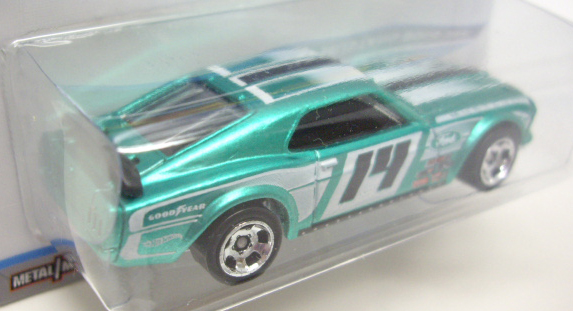 画像: 2014 COOL CLASSICS 【'69 MUSTANG BOSS 302】 SPEC.FROST LT.GREEN/RS (台紙のOTTOがオレンジ）