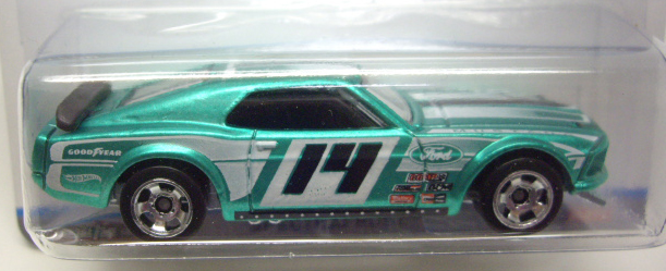 画像: 2014 COOL CLASSICS 【'69 MUSTANG BOSS 302】 SPEC.FROST LT.GREEN/RS (台紙のOTTOがオレンジ）