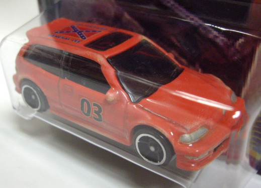 画像: SARA KUSTOM 【"GENERAL LEE" 1990 HONDA CIVIC EF (カスタム完成品）】 ORANGE/O5 （送料サービス適用外） 