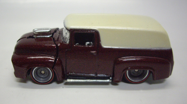 画像: LOOSE - 2011 GARAGE 20CAR SET (バラシ） 【'56 FORD】　MAROON-WHITE/RR