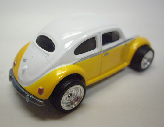 画像: LOOSE - 2011 GARAGE 30CAR SET (バラシ）【VOLKSWAGEN BEETLE】　WHITE-YELLOW/RR