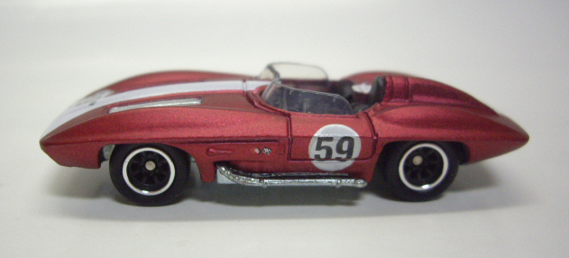 画像: LOOSE - 2011 GARAGE 20CAR SET (バラシ） 【CORVETTE STING RAY】　FLAT RED/RR