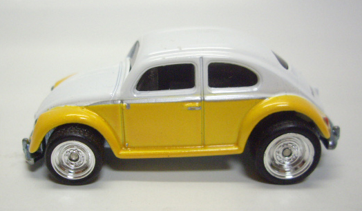 画像: LOOSE - 2011 GARAGE 30CAR SET (バラシ）【VOLKSWAGEN BEETLE】　WHITE-YELLOW/RR