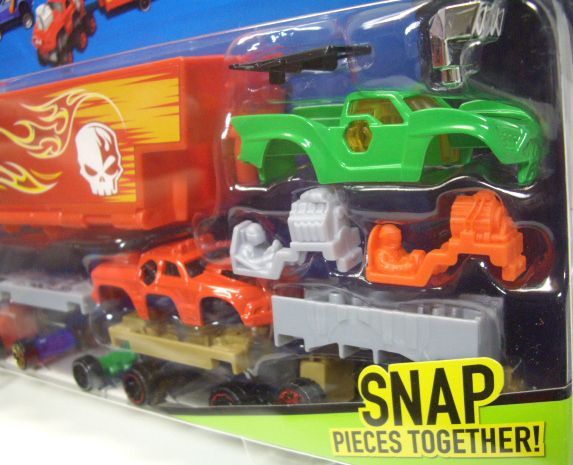 画像: 2015 HW WORKSHOP - SNAP RIDES 【TRUCK & TRAILER PACK】 RED