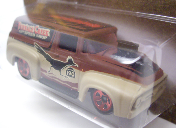 画像: 2014 WALMART EXCLUSIVE - HW ROAD TRIPPIN' 【'56 FORD F-100】 FLAT BROWN-TAN/5SP