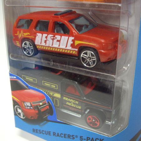 画像: 2014 5PACK 【RESCUE RACERS】　'07 Chevy Tahoe / Custom Ford Bronco / Amazoom / Killer Copter / '07 Chevy Tahoe / HW Rapid Responde