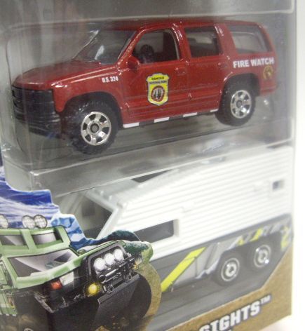 画像: 2014 MATCHBOX 5PACK  【OUTDOOR SIGHTS】 Honda Ridgeline(EX)/2010 Cadillac CTS Wagon/MBX Prosection aka Road Tripper/1997 Chevrolet Tahoe/Travel Trailer(EX)