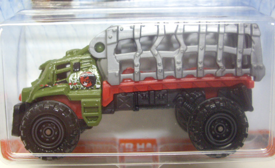 画像: 2015 MATCHBOX "JURASSIC WORLD" 【MAULER HAULER】 OLIVE-RED (NEW CAST)