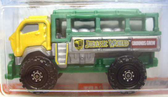 画像: 2015 MATCHBOX "JURASSIC WORLD" 【TRAVEL TRACKER】 YELLOW-GREEN