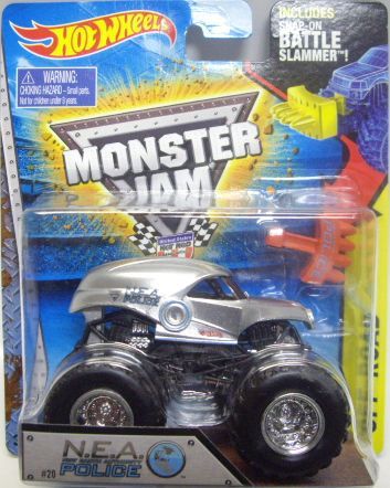 画像1: 2015 MONSTER JAM includes SNAP-ON BATTLE SLAMMER! 【N.E.A. POLICE】 SILVER