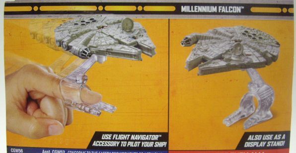 画像: 2015 HW STAR WARS STARSHIP 【MILLENNIUM FALCON】　LT.GRAY