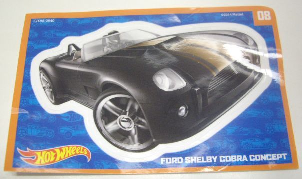 画像: 2015 WALMART EXCLUSIVE MYSTERY 【FORD SHELBY COBRA CONCEPT】FLAT BLACK/PR5