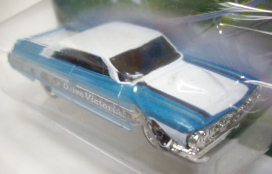 画像: 2015 WALMART EXCLUSIVE - HW ROAD TRIPPIN' 【CUSTOM '64 GALAXIE 500】 LT.BLUE-WHITE/MC5